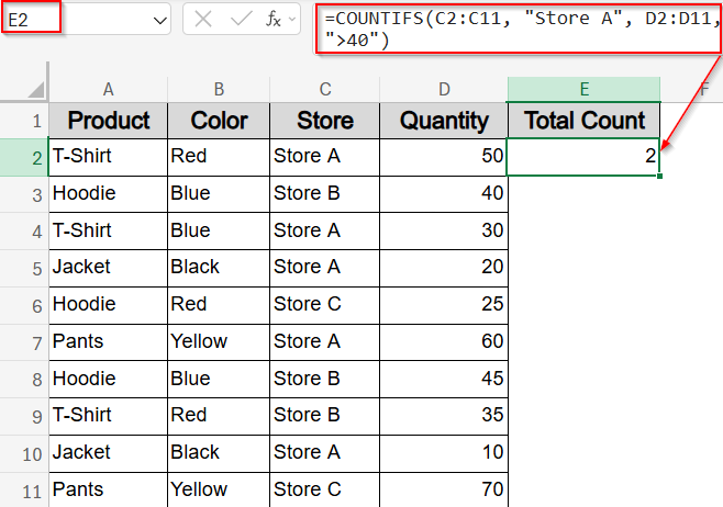 Count Rows with Numeric Conditions and Multiple Columns