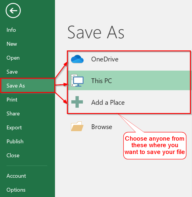 Use Save As Command to Export Excel as UTF-8 Encoded CSV
