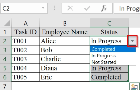 Highlight Entire Row If Matches with Drop Down Selection