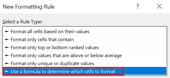 Highlight Entire Row If Matches with Drop Down Selection