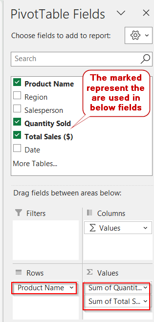 Use Pivot Table to Combine Duplicate Rows and Sum Values