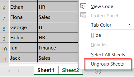 Remove Gridlines Using View Settings or Fill Color