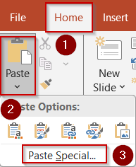 Insert Excel Chart into PowerPoint as a Static Image