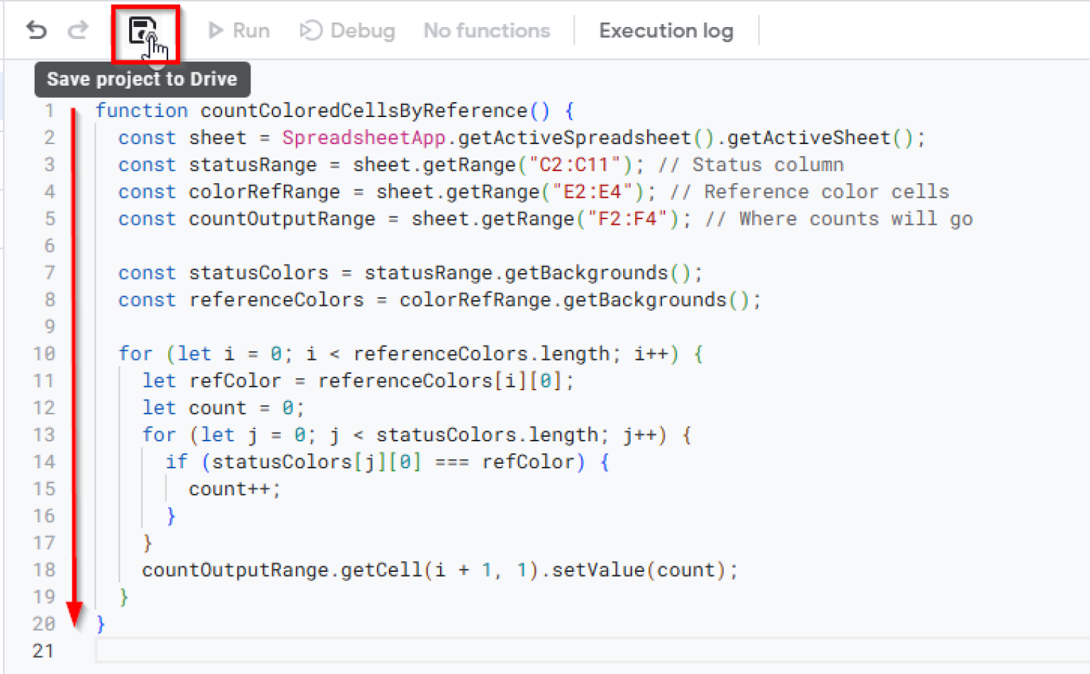 How To Count Highlighted Cells In Google Sheets - Excel Insider