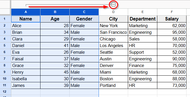 How To Group Columns In Google Sheets
