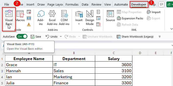 Using VBA to Sort Excel Tabs Alphabetically