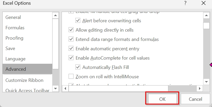 Enable Page Break Movements in Excel