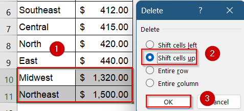 Exclude Outliers Manually Using Sort & Filter Feature