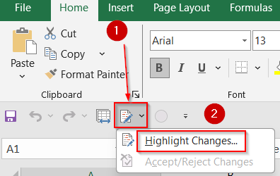 Disable Track Changes to Enable Unshare Workbook
