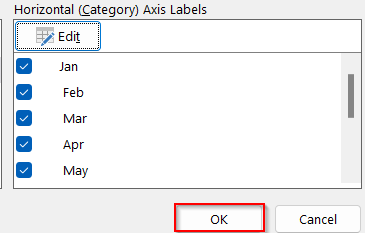 Update X Axis Labels from Select Data Options