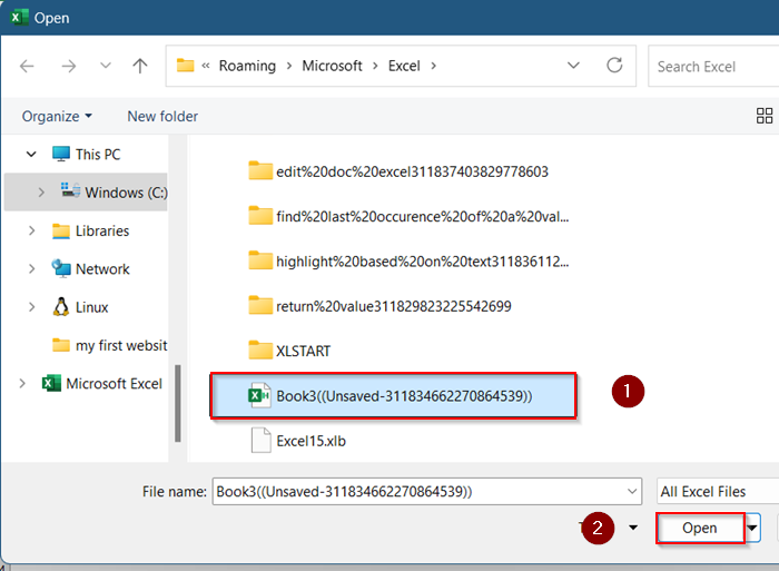Recover Unsaved or Crashed Workbooks Using Excel’s AutoRecover Feature