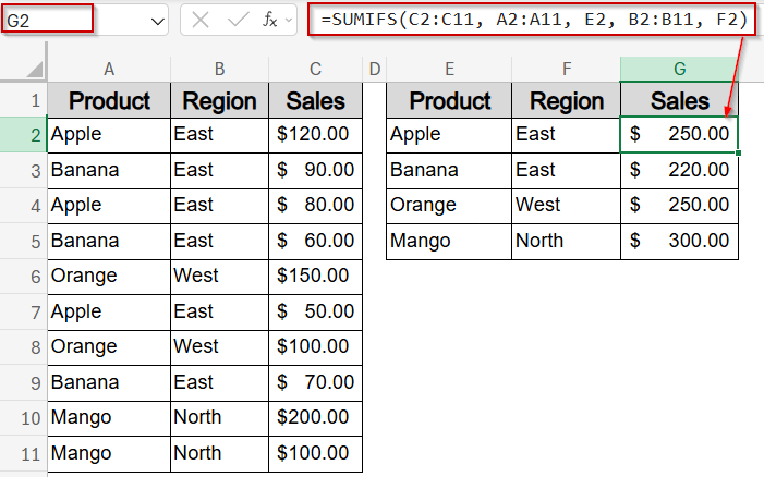 Insert the UNIQUE Function to Return Distinct Rows