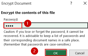 Encrypt the Entire Workbook with a Password