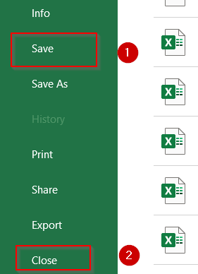 Restart Excel to Clear Temporary Glitches