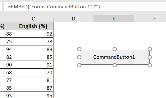 Add a Command Button (ActiveX Controls)