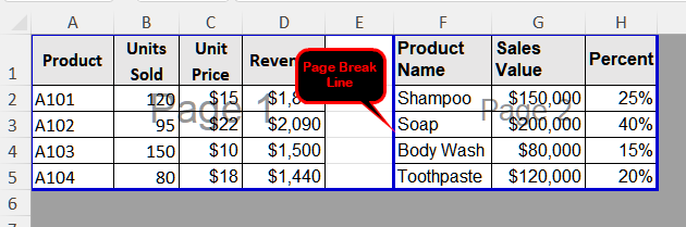 Delete Extra Pages by Using the Built-in Page Break Option