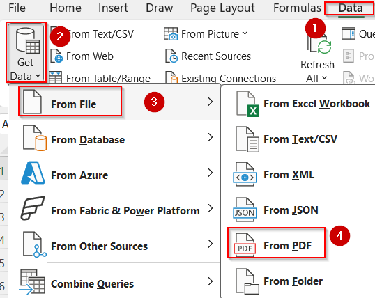 Automatically Extract PDF Tables Using Power Query (Excel 365/2021+)