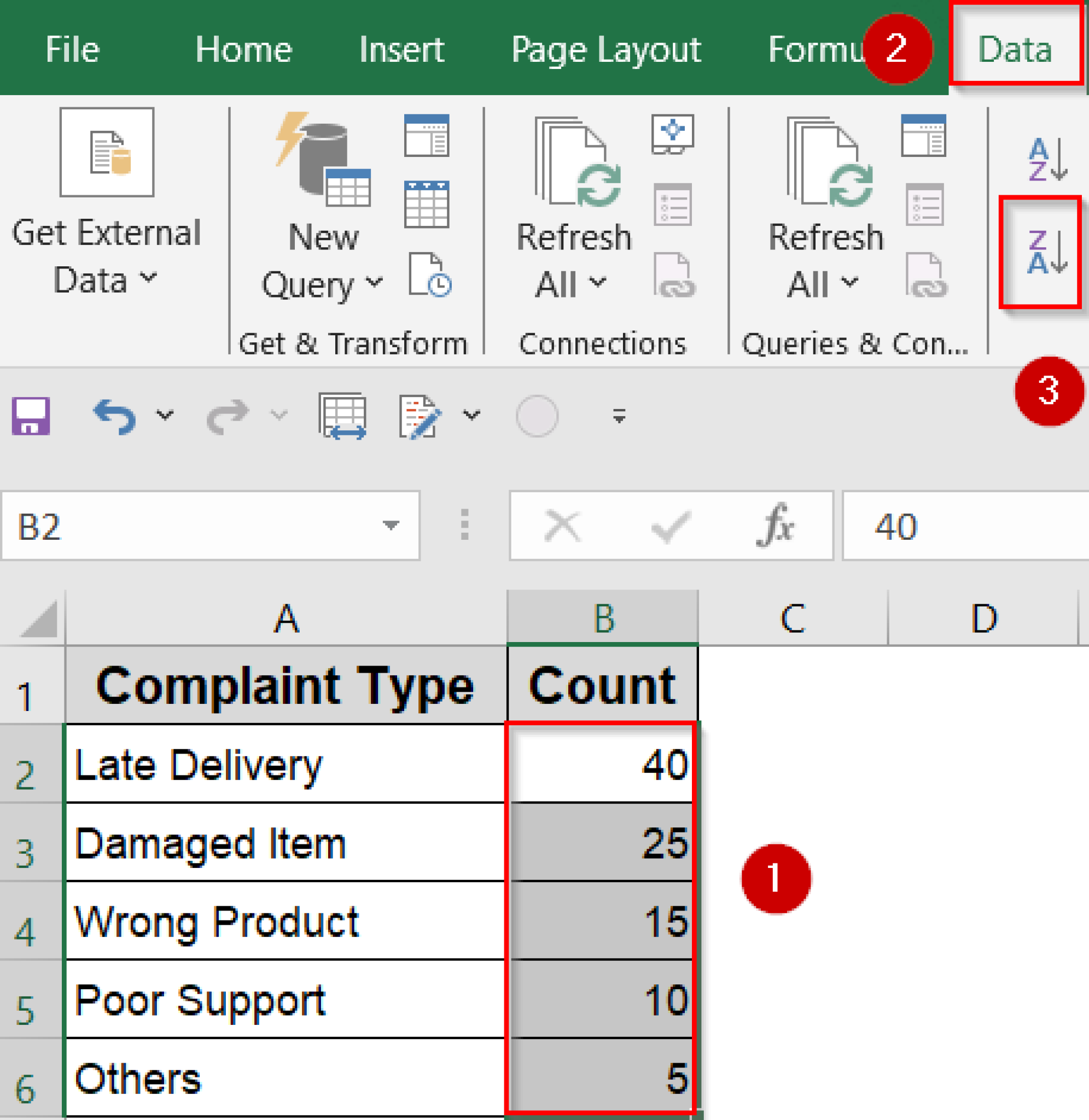 How to Make a Pareto Chart in Excel (2 Different Ways) - Excel Insider