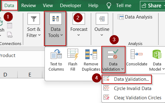 Apply Data Validation to Prevent Entries with Leading Spaces