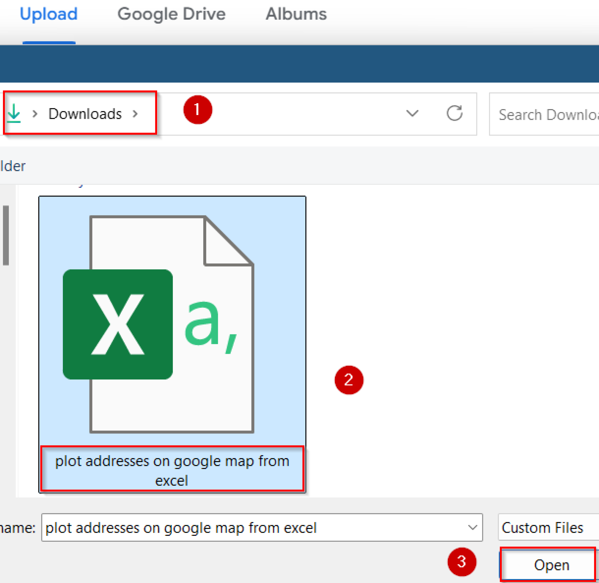 How to Plot Addresses on Google Map from Excel - Excel Insider