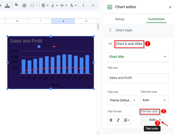 Make A Combo Chart Using the Chart Editor in Google Sheets