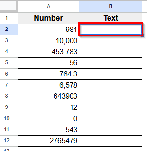 Using the TEXT Function
