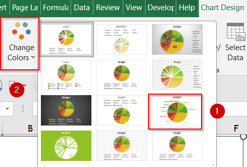 Enhance Chart Appearance with Predefined Chart Styles