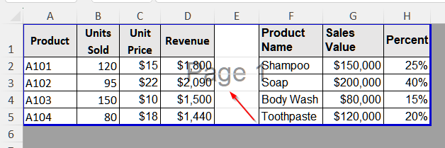 Delete Extra Pages by Using the Built-in Page Break Option