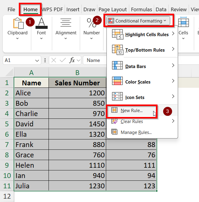 Use a Custom Formula in Conditional Formatting to Highlight Selected Cells