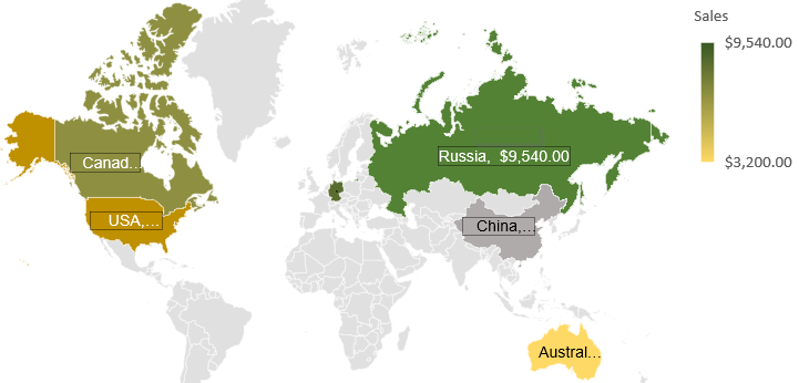 Use Excel’s Built-in Map Chart Feature