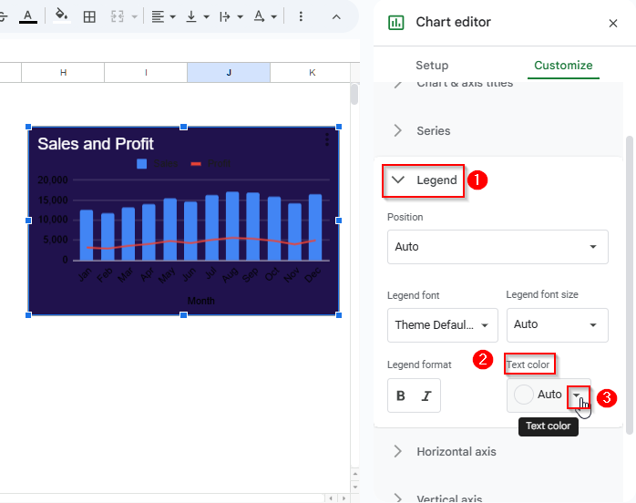 Make A Combo Chart Using the Chart Editor in Google Sheets