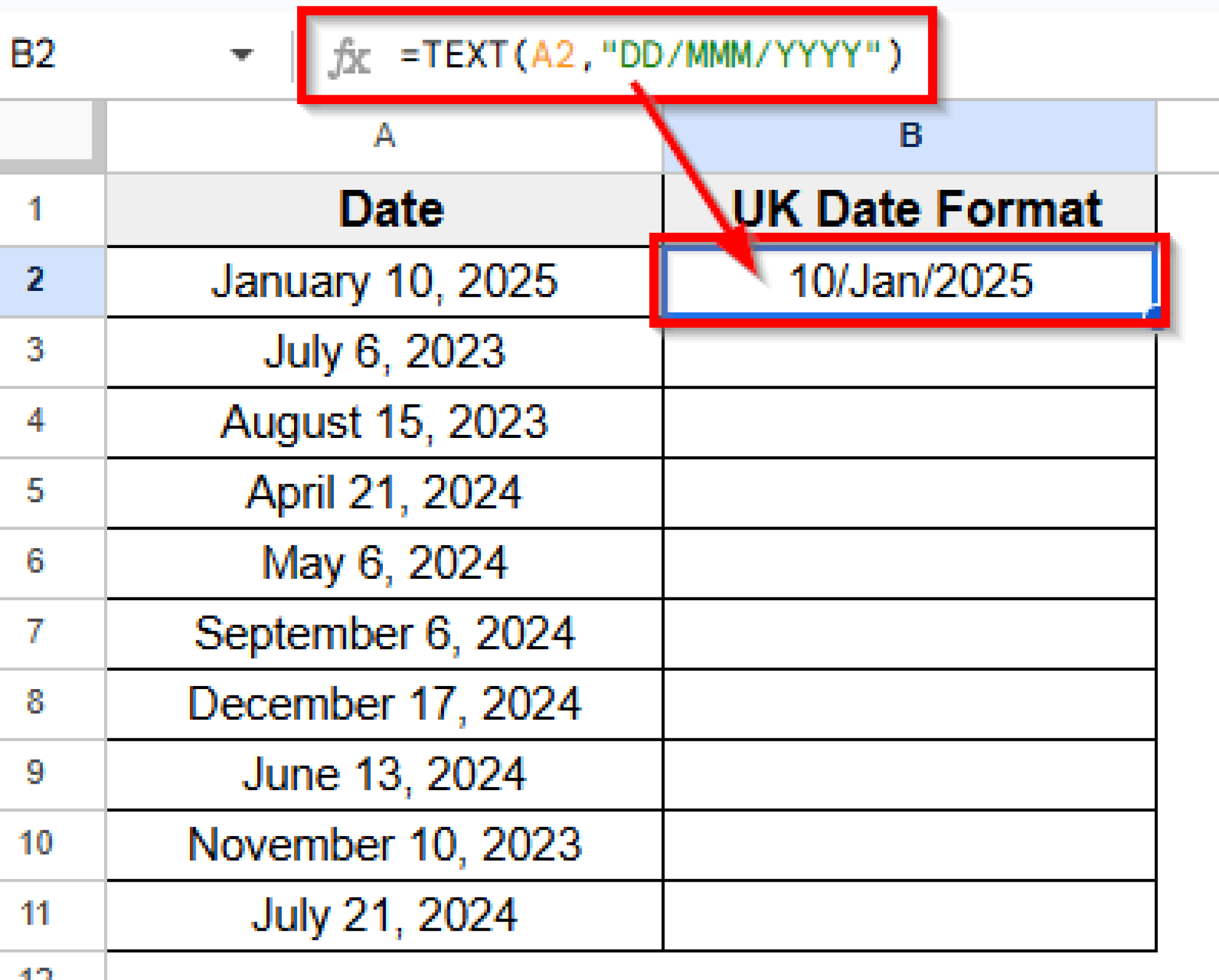 How to Change Date Format to UK In Google Sheets (4 Methods) - Excel ...