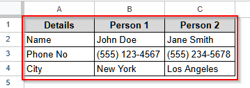 TEXTJOIN Function to Merge Rows in Google Sheets