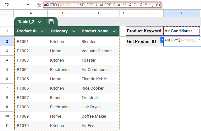 Utilize QUERY for Advanced Reverse Lookups in Google Sheets