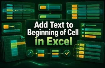 featured image - add text to beginning of cell in excel