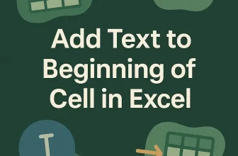 featured image - add text to beginning of cell in excel