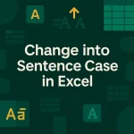 featured image - apply sentence case in excel