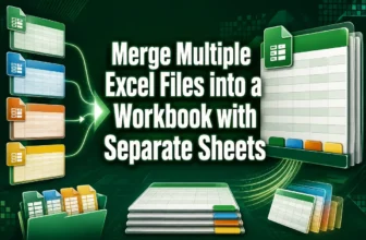 featured image- combine multiple excel files into one workbook separate sheets