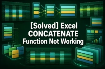 featured image - concatenate excel not working