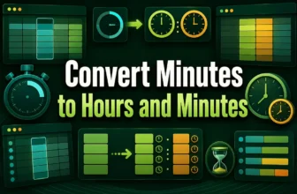 featured image - convert minutes to hours and minutes in excel