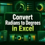 featured image - convert radians to degrees in excel