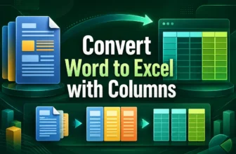 featured image - convert word to excel with columns