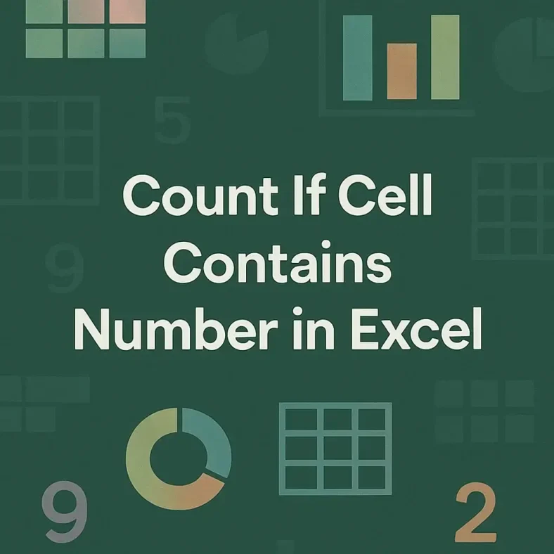 featured image - count if cell contains number