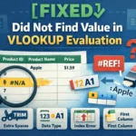 featured image - did not find value in vlookup evaluation