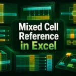 featured image - example of mixed cell reference in excel