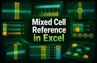 featured image - example of mixed cell reference in excel