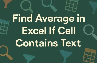 featured image - excel average if cell contains text