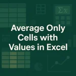 featured image - excel average only cells with values