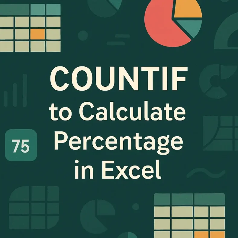 featured image - excel countif percentage