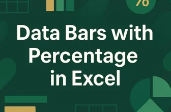 featured image - excel data bars percentage